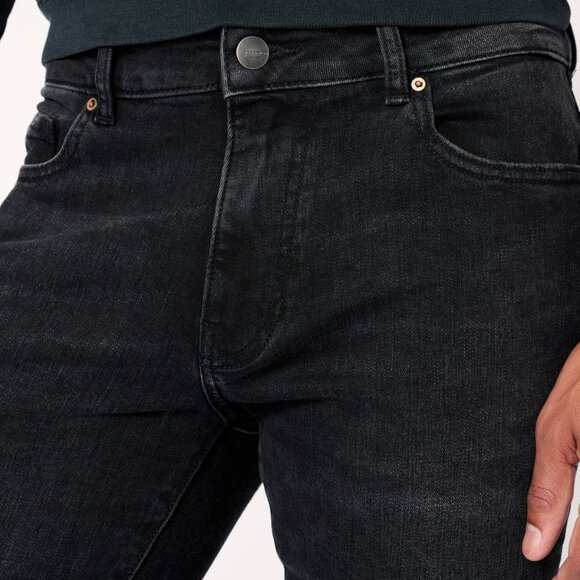 Warp + Weft Mens Size 30x32 AMS Amsterdam Slim Jeans Asphalt Black 228732 - Picture 4 of 14